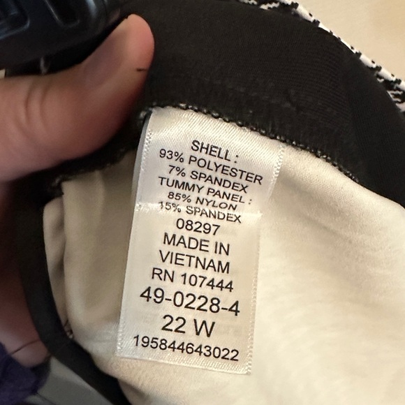 Jessica London Monochrome Checkered Women's Trousers - Picture 7 of 8